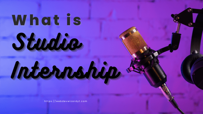 What is Studio Internship?