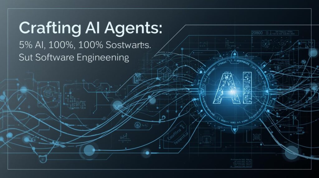 Crafting AI Agents: 5% AI, 100% Software Engineering