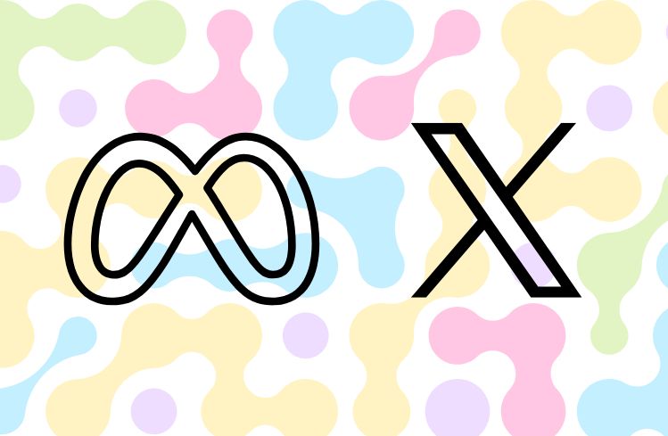 Meta and X.