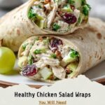 Healthy Chicken Salad Wraps