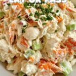 Creamy Seafood Salad with Imitation Crab