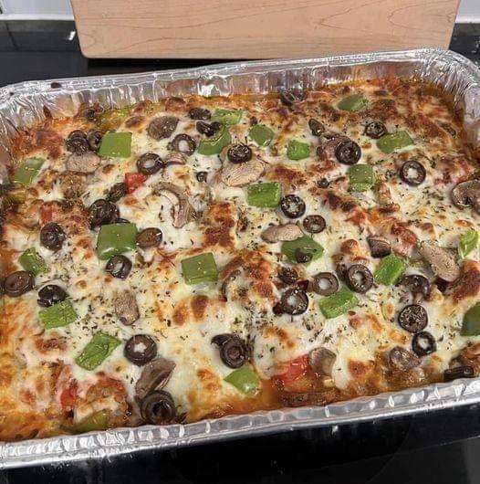 Keto Crustless Pizza Bake