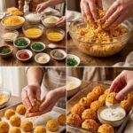 Crispy Loaded Cheddar Potato Bites