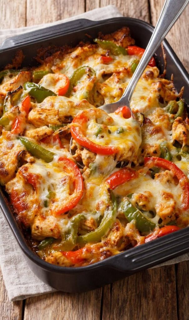 Fajita Chicken Casserole