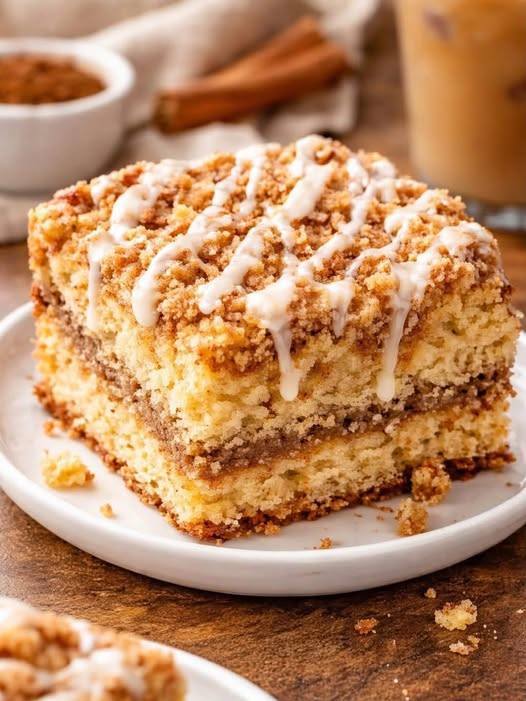High-Protein Cinnamon Coffee Cake