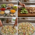 High-Protein Viral Creamy Cucumber Ranch Salad Bowl