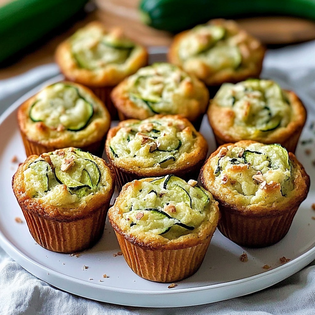 High-Protein Zucchini Muffins