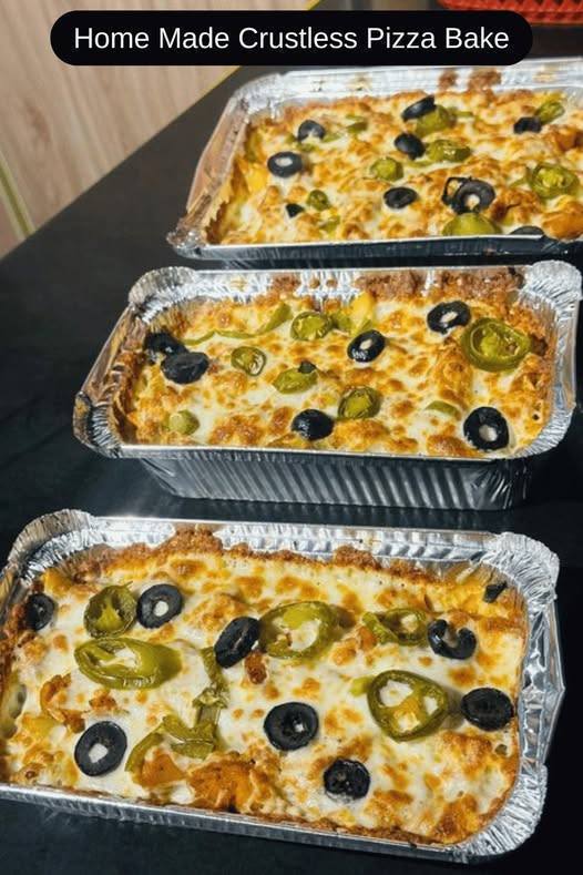WW Home-Made Crustless Pizza Bake