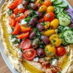 Loaded Mediterranean Hummus Platter