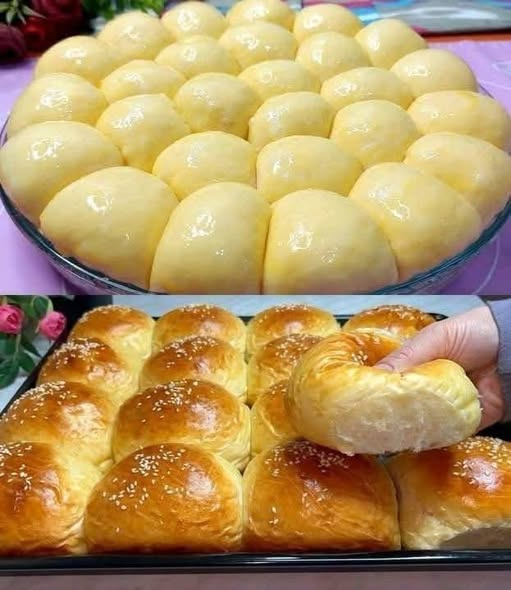 Air Fryer Milk Brioche Rolls