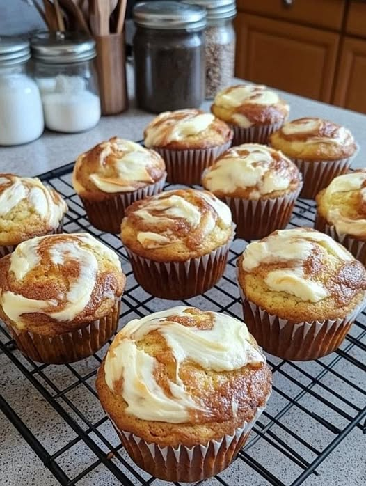 Keto Pumpkin Cream Cheese Muffins