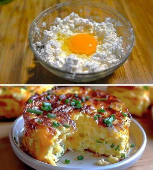Baked Cottage Cheese Eggs