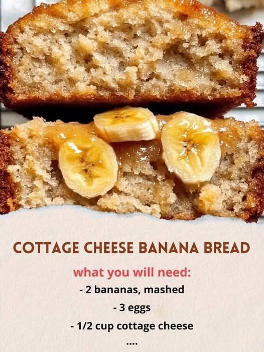 Cottage Cheese Banana Bread (Keto-Friendly Style)