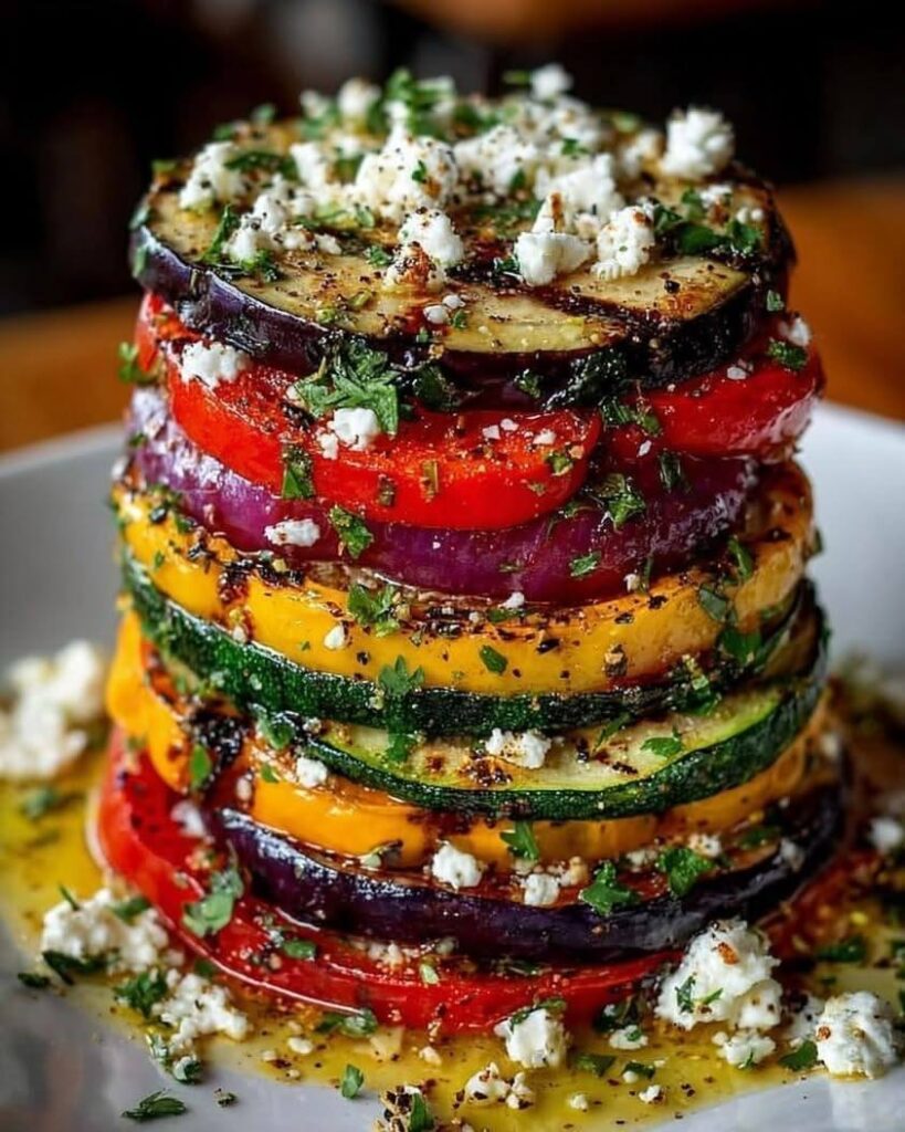 Mediterranean Veggie Stack