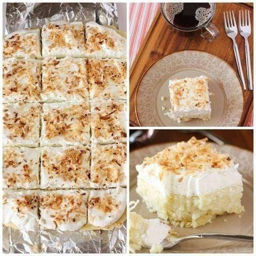 Keto Coconut Cream Pie Bars