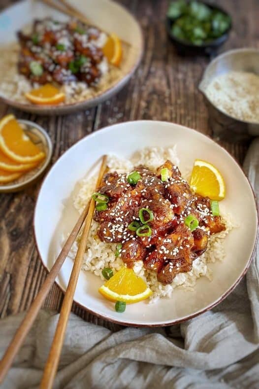 Vegan Orange Tofu