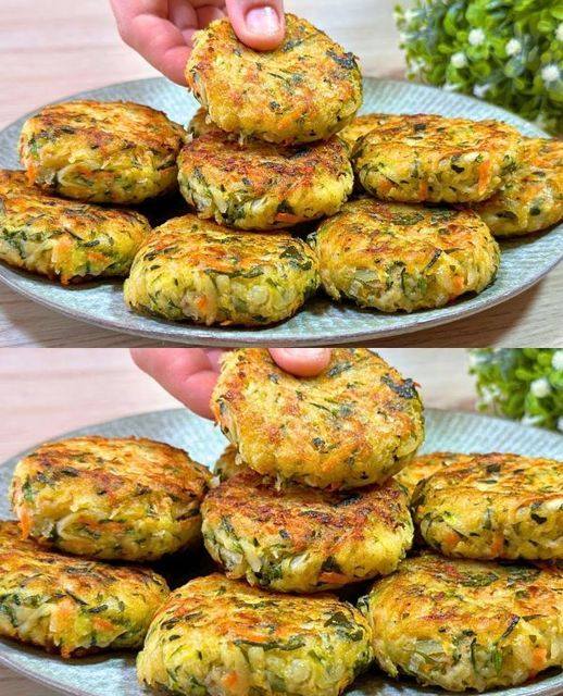 Vegan Zucchini & Potato Fritters