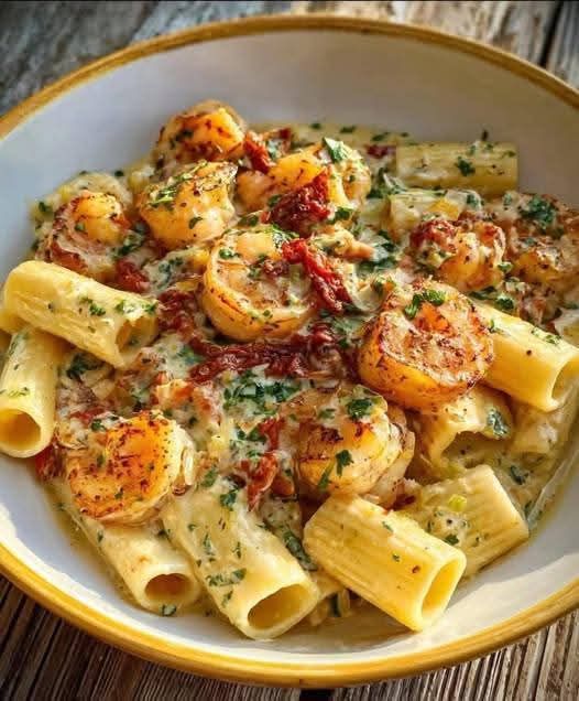 Weight Watchers Creamy Shrimp Pasta Delight