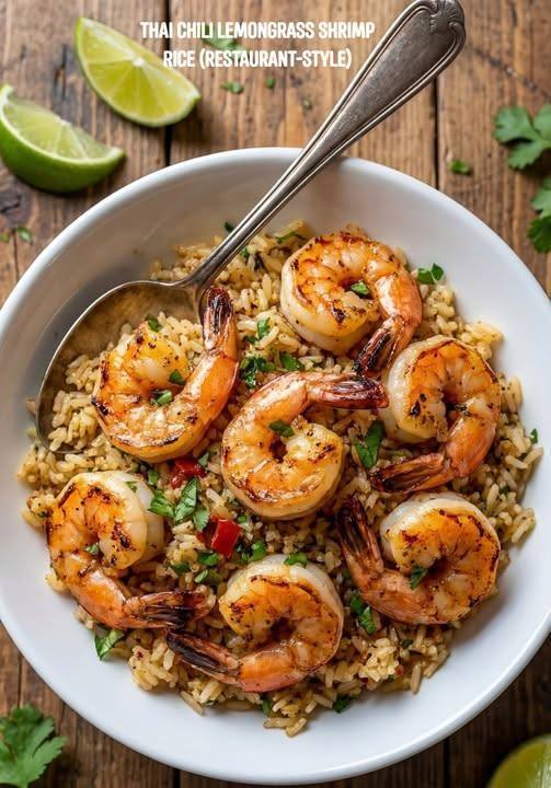 WW Thai Chili Lemongrass Shrimp Rice (Restaurant-Style)