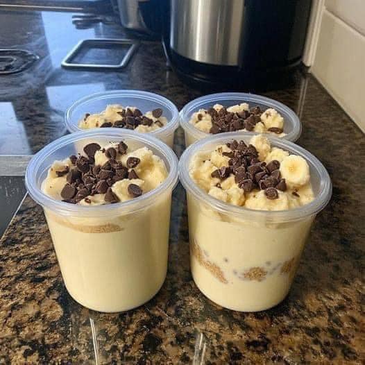 High-Protein Banana Pudding!