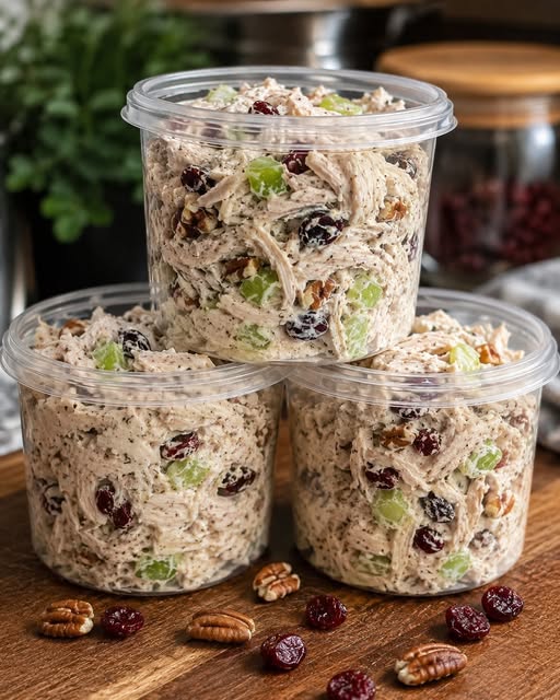 cranberry pecan chicken salad