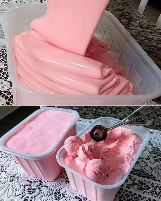 5-Ingredient Keto Strawberry Ice Cream