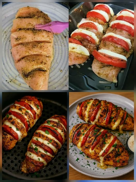 Air Fryer Caprese Chicken