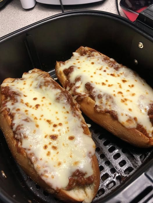 Air Fryer Chili Cheese Dogs