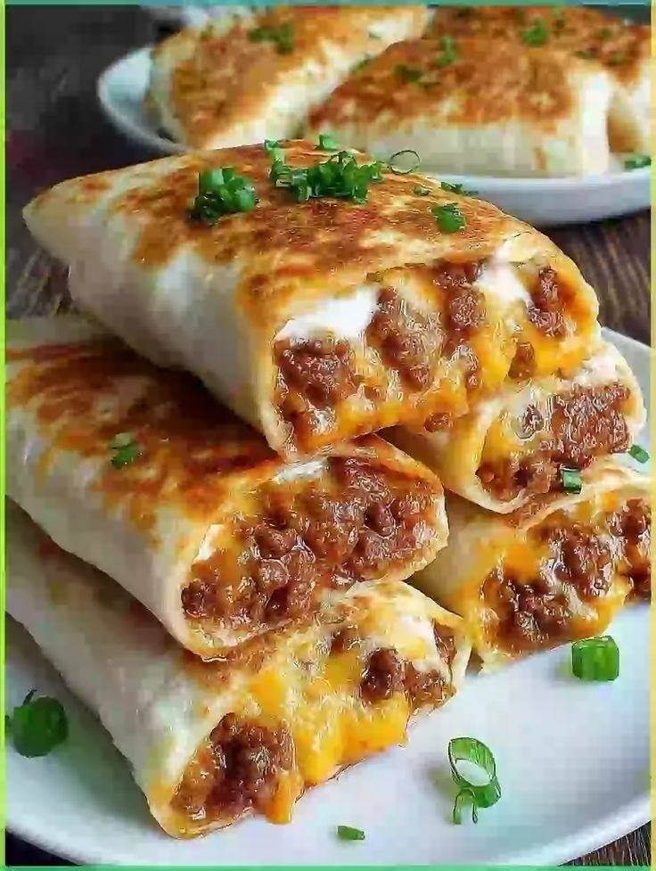 Crispy Cheesy Taco Rolls