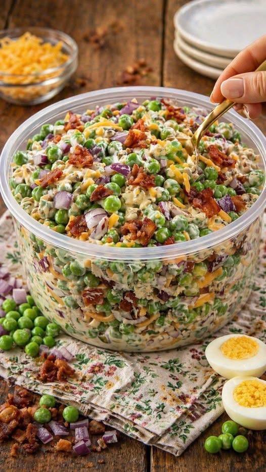 Bacon Pea Salad