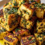 Lemon Garlic Roasted Tofu 🌿✨