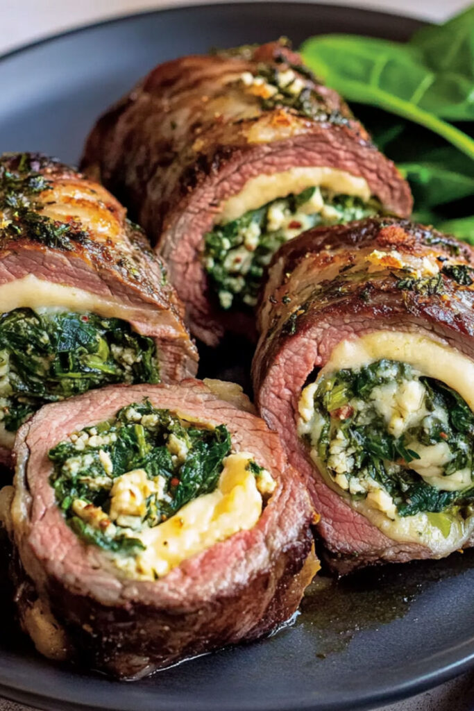 Keto Garlic Butter Steak Rolls 🥩🧄