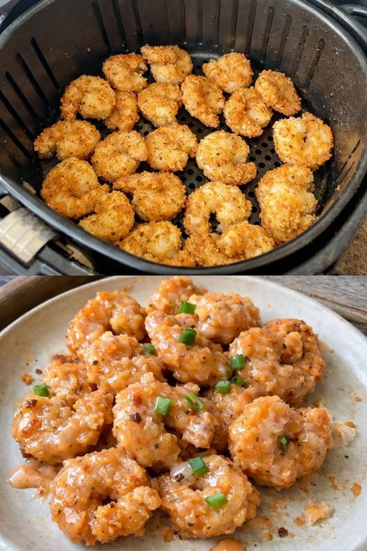 Crispy Air Fryer Bang Bang Shrimp