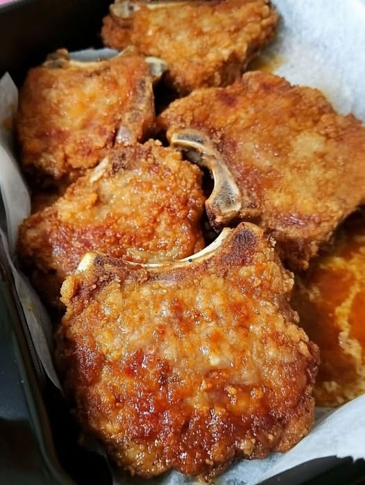 Air Fryer Fried Pork Chops