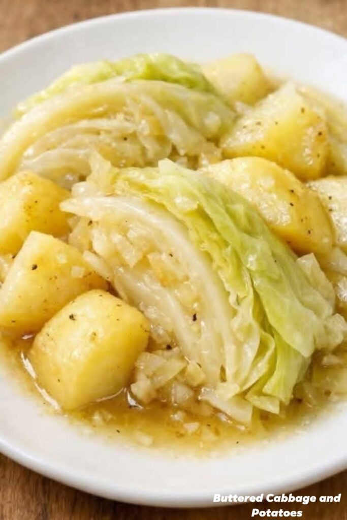 Buttered Cabbage and Potatoes