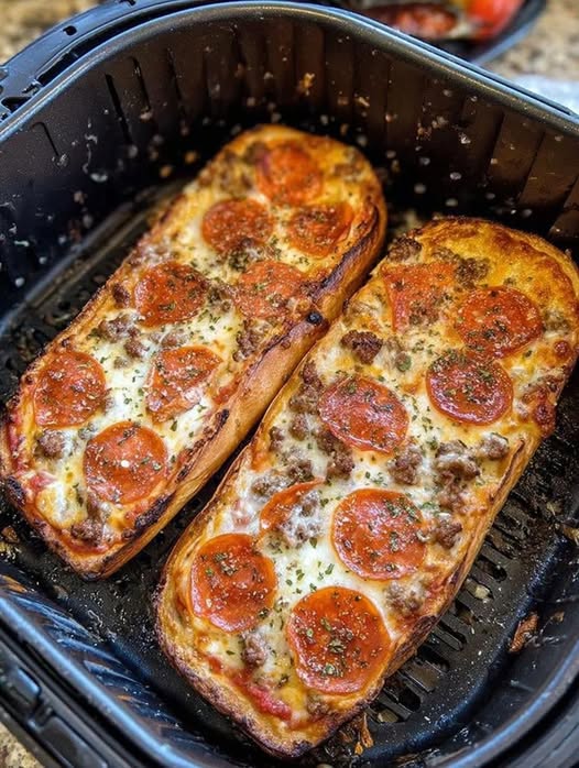 Air Fryer French Bread Pizza