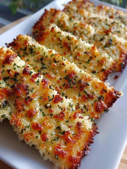 Air Fryer Cheesy Cauliflower Breadsticks