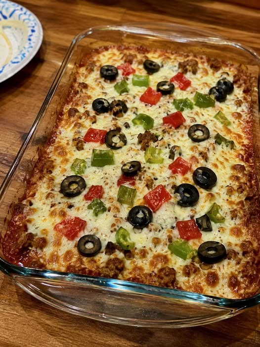 Crustless Pizza Bake
