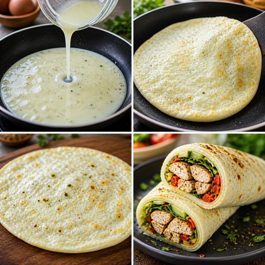 Egg White Protein Wrap (Ultra Low-Carb, High-Protein)