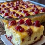 Creamy Cherry Cheesecake Bars