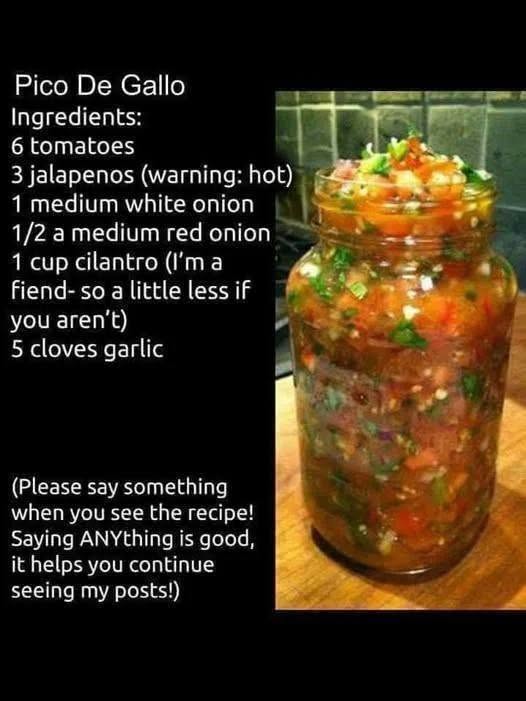 Pico de Gallo (Fresh Mexican Salsa)