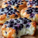 Blueberry Cottage Cheese Pancakes