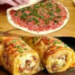 🌯 Air Fryer Tortilla Wraps with Ground Beef (Crispy, Cheesy & Juicy)