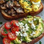 Sautéed Mushroom & Scrambled Egg Toast