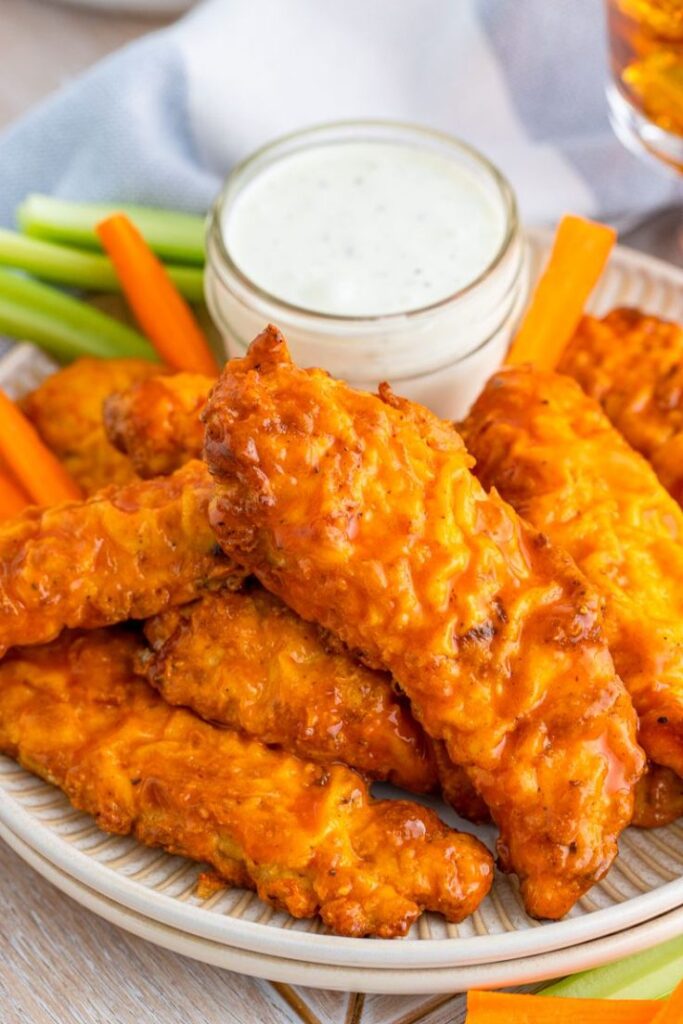 Air Fryer Buffalo Chicken Bites