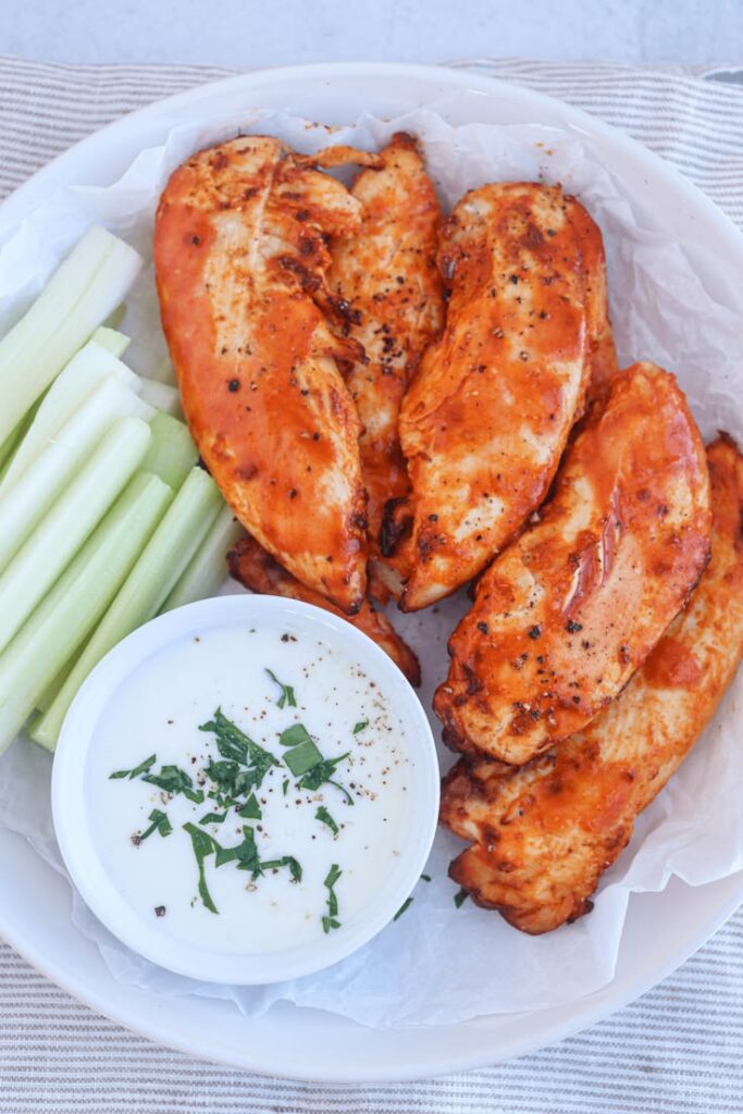 Air Fryer Buffalo Ranch Chicken Tenders