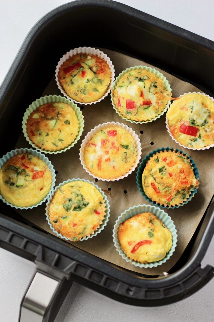 Air Fryer Cottage Cheese Egg Bites