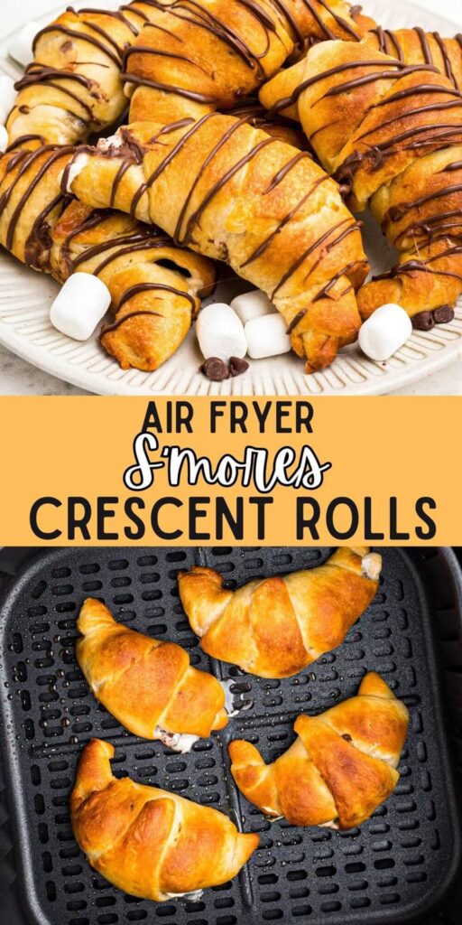 Air Fryer S’mores Stuffed Crescents