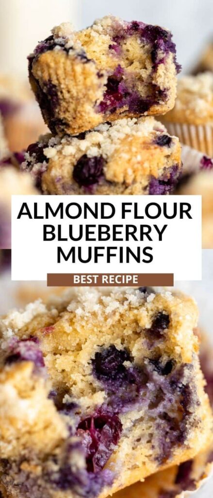 Diabetic Almond Flour Blueberry Muffins