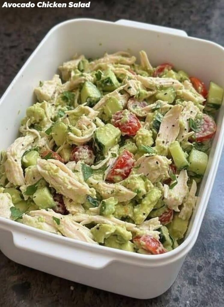 Avocado Chicken Salad